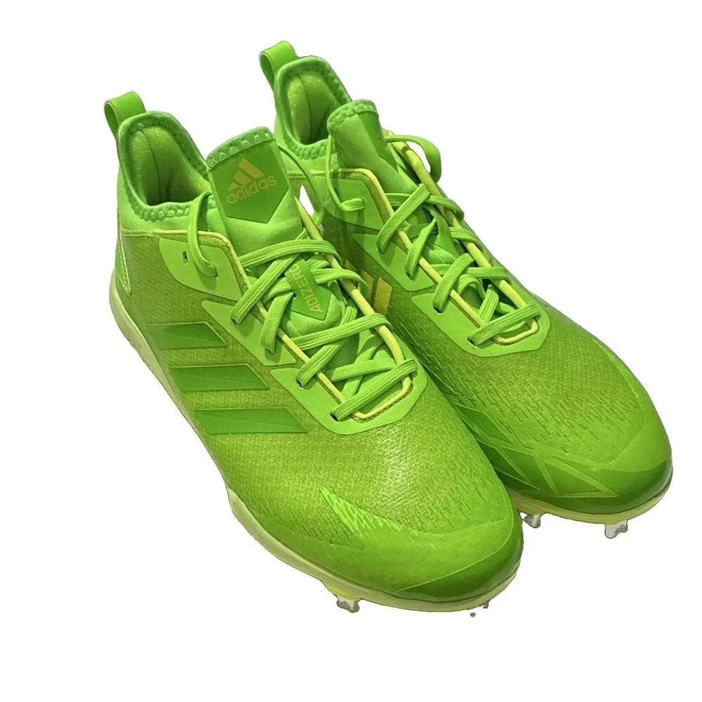 Adidas Adizero Afterburner AQ0093 Baseball Cleats Neon Green Mens 9 NWOB